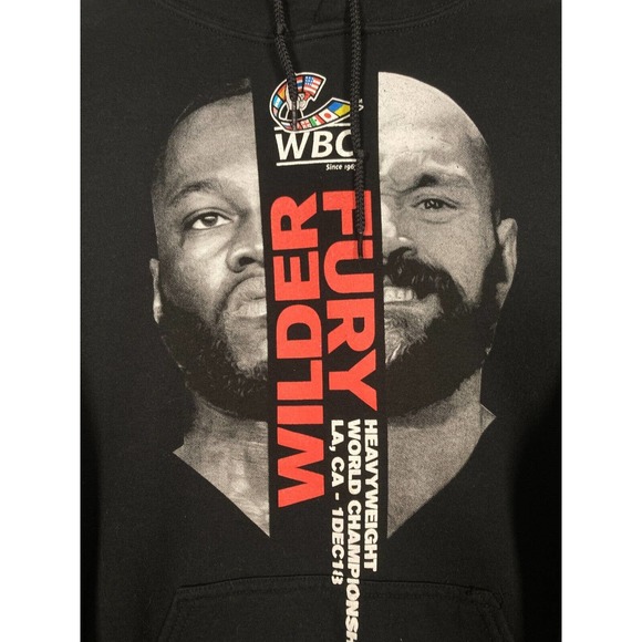 Wilder vs Fury Boxing Hoodie MEDIUM 2018 - Picture 7 of 8